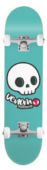 Venom Junior Kids Complete Skateboard - Skull Teal - 7.25" **PRE ORDER** - Skatewarehouse.co.uk