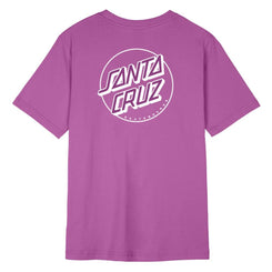 Santa Cruz Womens T-Shirt Partial Dot T-Shirt - Hyper Violet - Skatewarehouse.co.uk
