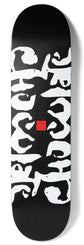 Chocolate Ink Blot Black Chris Roberts Twin Tip Symmetrical Skateboard Deck - 8.25" - Skatewarehouse.co.uk