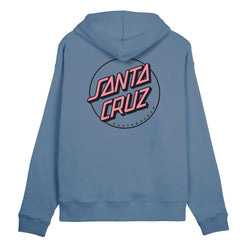 Santa Cruz Womens Hood Partial Dot Hood - Dusty Blue - Skatewarehouse.co.uk