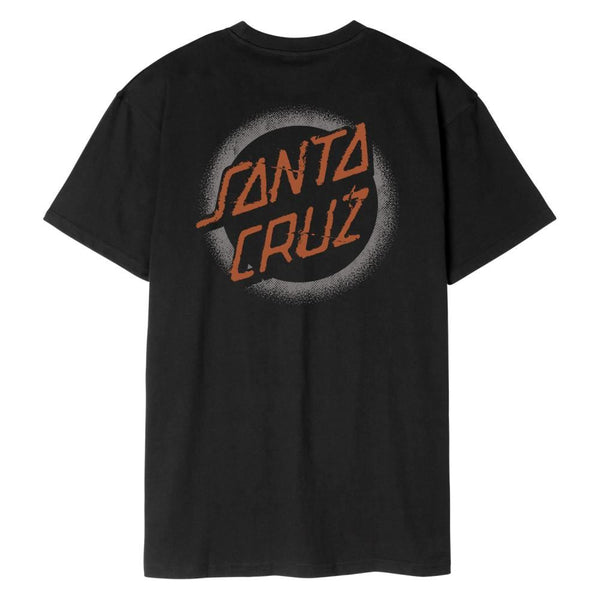 Santa Cruz T-Shirt Vile Dot - Black - Skatewarehouse.co.uk