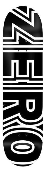Zero Skateboard Bold Black White x Venom Custom Complete Skateboard - 8.375