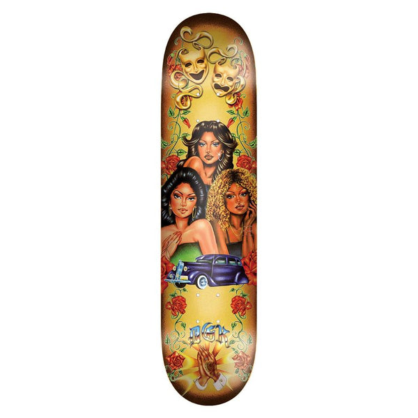 DGK x Hey Ruca 'Hermanas' Skateboard Deck - 8.25