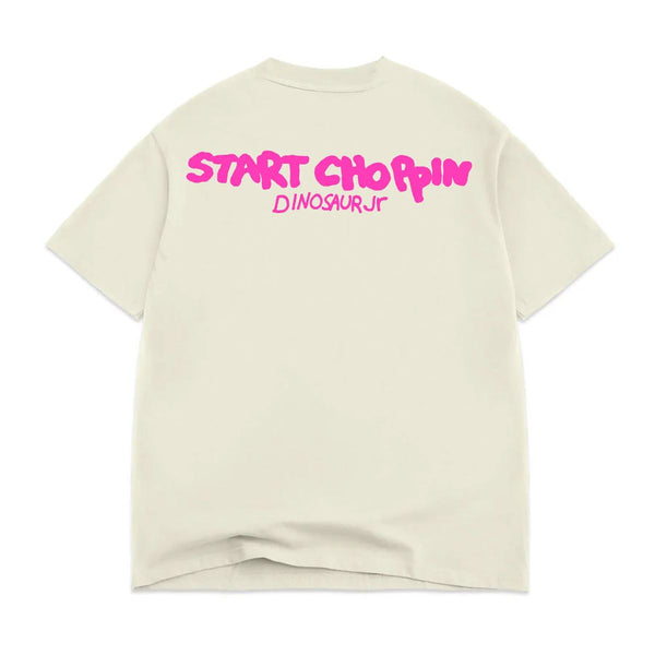 Color Bars x Dinosaur Jr Start Choppin Tee Off White