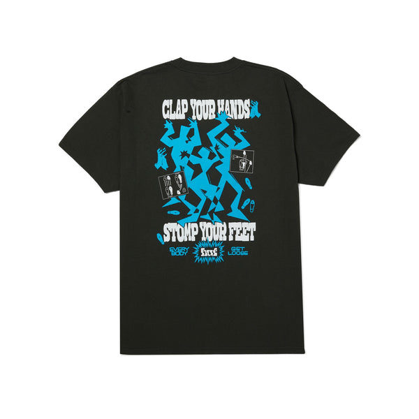 HUF Everybody Get Loose S / S Tee (Vintage Black)