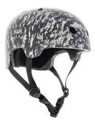 Slamm Logo Helmet - Grey Camo - Skatewarehouse.co.uk