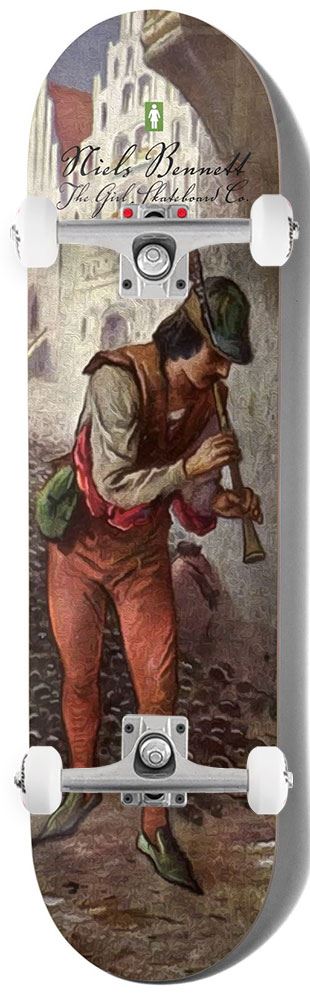 Girl Skateboard The Piper Niels Bennett x Venom Custom Complete Skateboard - 8.25" - Skatewarehouse.co.uk