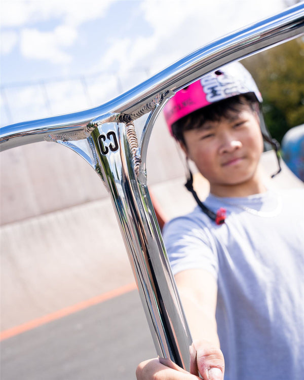 CORE SL2 Alu Stunt Scooter Handlebars - Chrome - Skatewarehouse.co.uk