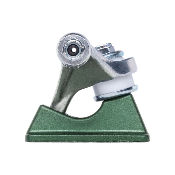 Slappy ST1 Hollow Lights Polished / Gunmetal Green Skateboard Trucks - 8.5 (5.75