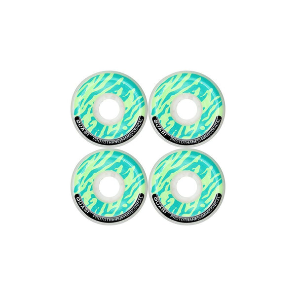 Quasi P-Thane Conical Shape (Green) Skateboard Wheels - 54mm