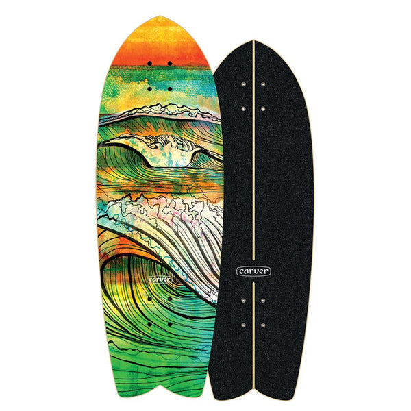 Carver Swallow - Surfskate Cruiser Skateboard Deck - 9.625