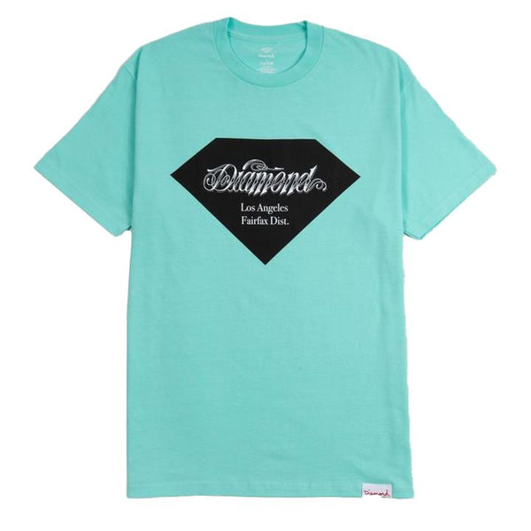 Diamond District Tee Diamond Blue - Skatewarehouse.co.uk