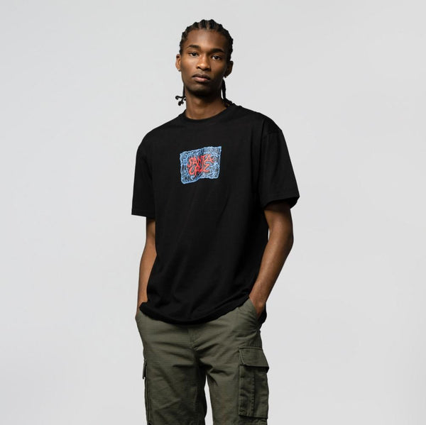 Santa Cruz T-Shirt Knox Faces Front - Black - Skatewarehouse.co.uk