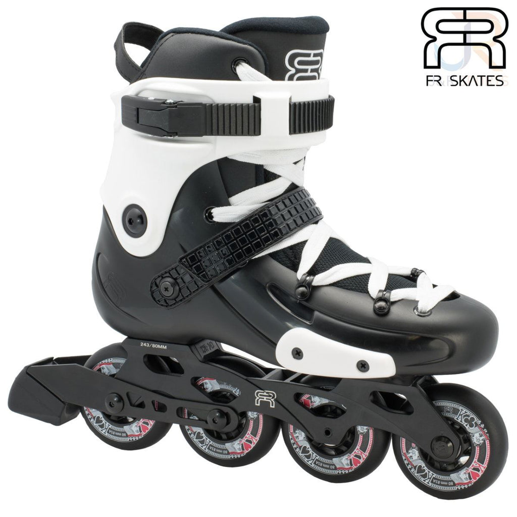 FR W 80 In-Line Skates - Black / White