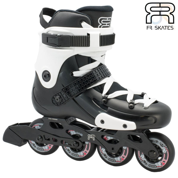 FR W 80 In-Line Skates - Black / White
