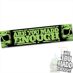 MGP Shop Banner - Are You Madd Enough - Green 130 x 30CM Scooter Parts