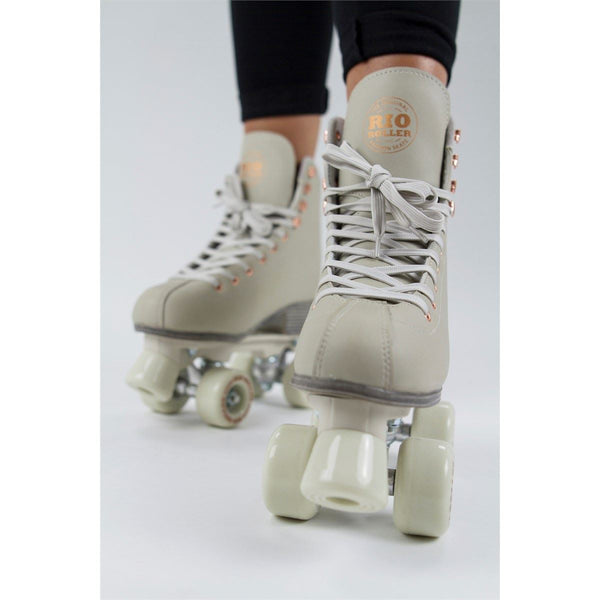 Rio Roller Rose Quad Skates - Rose Cream - Skatewarehouse.co.uk