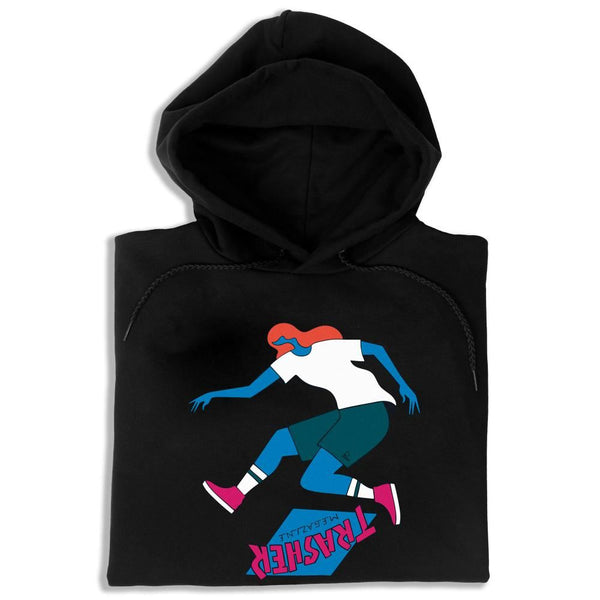 Thrasher Hoody Trasher Tre - Black - Skatewarehouse.co.uk
