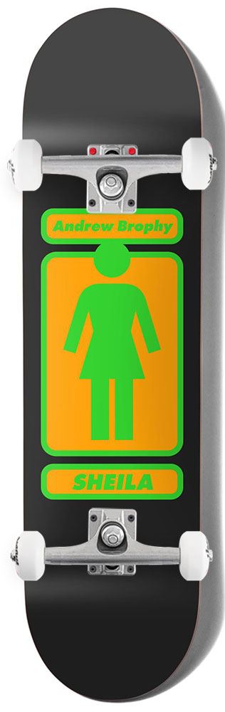 Girl Til W44D1 Andrew Brophy x Venom Custom Complete Skateboard - 8.0" - Skatewarehouse.co.uk