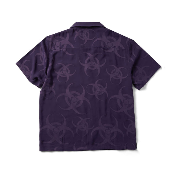 Sector Jacquard Ss Shirt (Dark Berry)