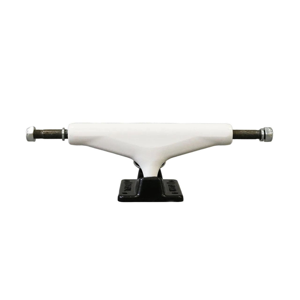 Picture Metal Custom Colour (White / Black) Skateboard Trucks - 5.25" (Pair)
