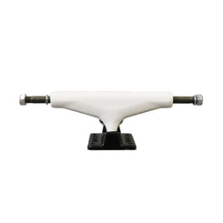 Picture Metal Custom Colour (White / Black) Skateboard Trucks - 5.25" (Pair)