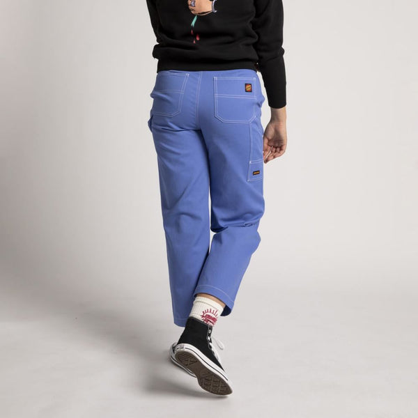 Santa Cruz Womens Pant Nolan Carpenter Pant - Hyacinth / White Stitch - Skatewarehouse.co.uk