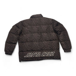 Santa Cruz Jacket Solid Strip Jacket - Black Leopard - Skatewarehouse.co.uk