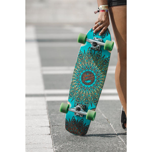 Mindless Mandala Blue Cruiser Skateboard - 8.125