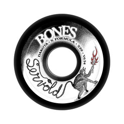 BONES X-Formula Servold 'Eternal Search' 54mm V6 Widecut 99A (Black) Skateboard Wheels