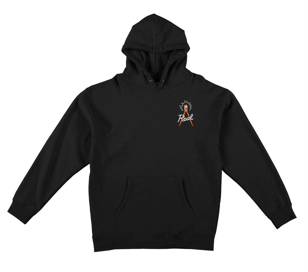 Real Spot Conservators Hoodie (Black w / White) - XL