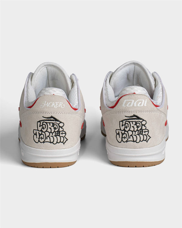 Lakai Telford Low Skate Shoes Jacker White