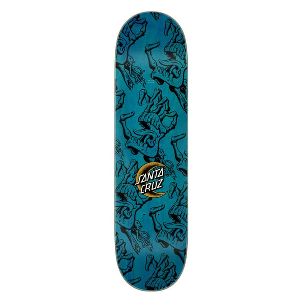 Santa Cruz Crescent Bone Hand 7 Ply Birch Skateboard Deck - 8.25