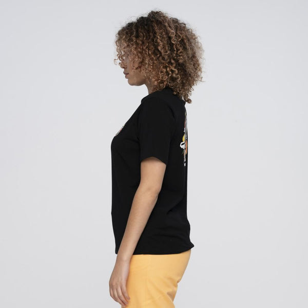 Santa Cruz Womens T-Shirt Orchard Dot T-Shirt - Black - Skatewarehouse.co.uk