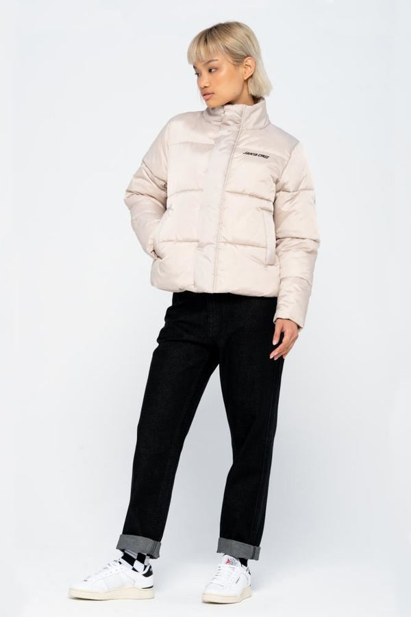 Santa Cruz Womens Jacket Mallow Jacket - Silver - Skatewarehouse.co.uk