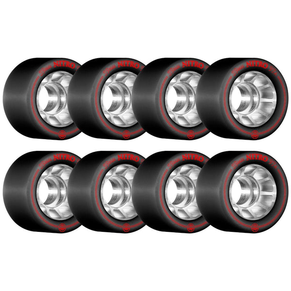 Rollerbones - Nitro Speed Black (8) - / 97a Skateboard Wheels - 59mm