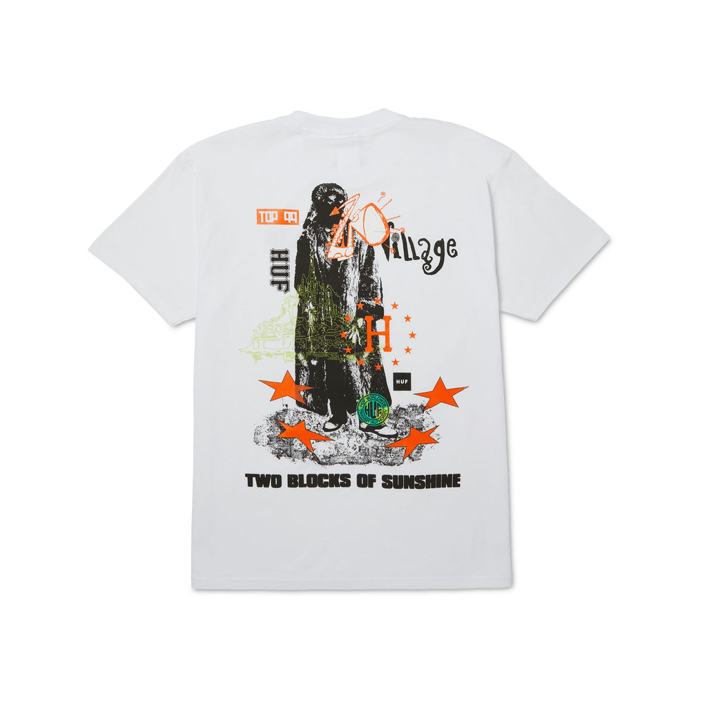 Two Blocks Of Sunshine S / S Tee (White)