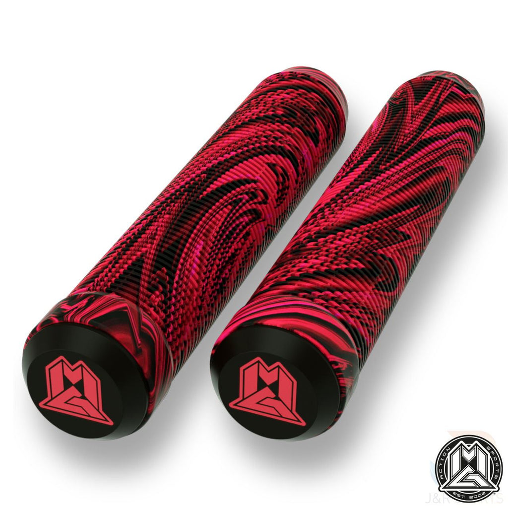 Madd Gear Mgp 180Mm Grind Grips - Swirls - Red/Black - Skatewarehouse.co.uk