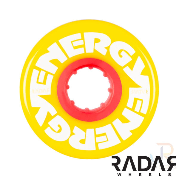 Radar (4) - Energy 57 - Yellow - / 78a Skateboard Wheels - 57mm