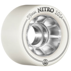 Rollerbones - Nitro Speed White (8) - / 101a Skateboard Wheels - 59mm