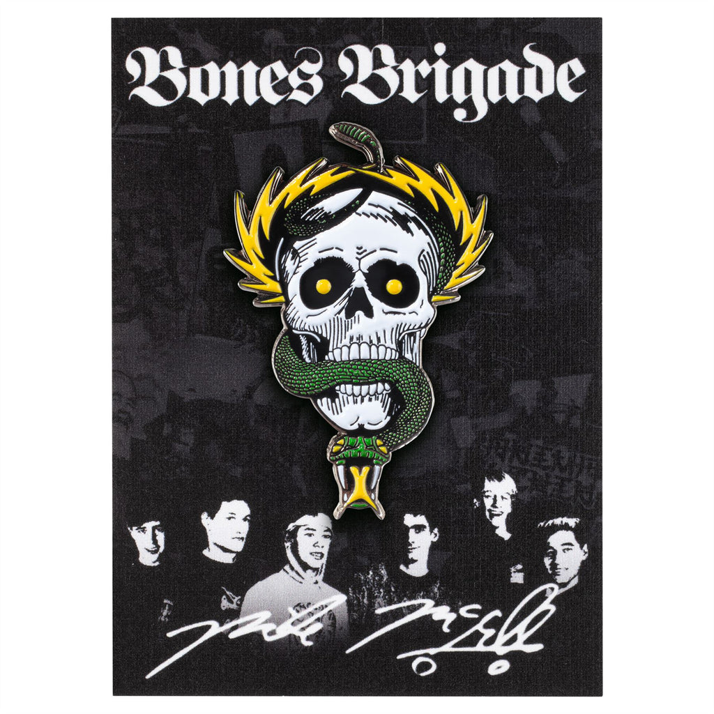 Powell Peralta Bones Brigade • Mike McGill • Lapel Pin Stickers