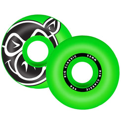 Pig Classic / 99A Green Skateboard Wheels - 52mm