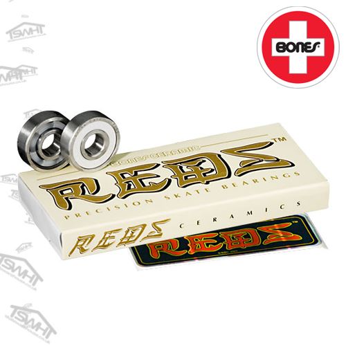Bones Ceramic Super Reds Bearings - Skatewarehouse.co.uk