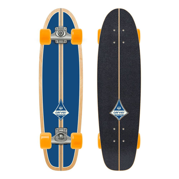 Carver Surfrider Blue - C5 Surfskate Cruiser Skateboard - 7.75