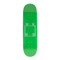 WKND Logo Board Green (PS) Skateboard Deck - 8.25" - Skatewarehouse.co.uk