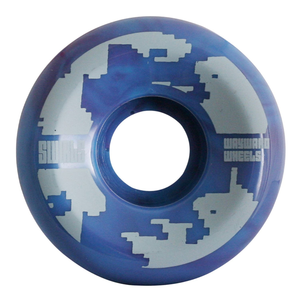 Wayward Swirl Formula - Turquoise / Purple Skateboard Wheels - 54mm