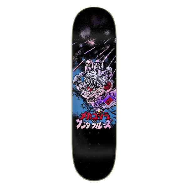 Santa Cruz x Godzilla Mecha Hand Skateboard Deck - 8.0