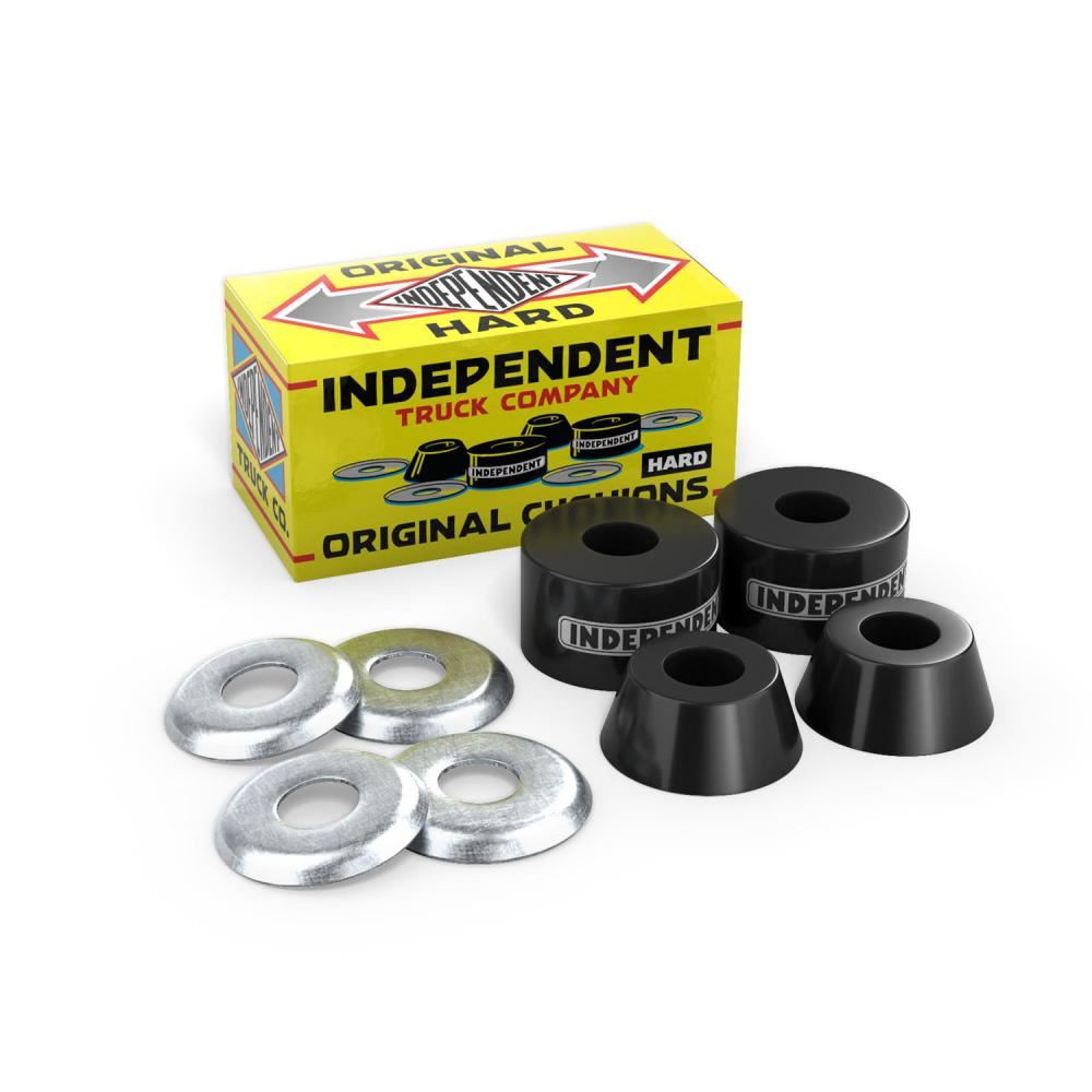Indy Bushings STG 1-7 Original Cushions 94a Hard - Black - Skatewarehouse.co.uk