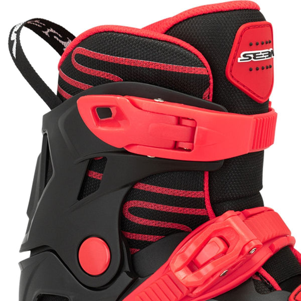 Seba STJ Junior Adjustable In-Line Skates - Black / Red