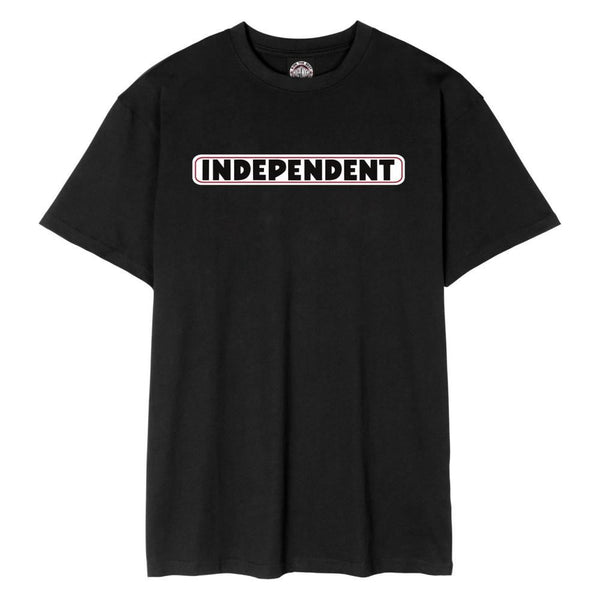 Independent T-Shirt Bar Logo T-Shirt - Black - Skatewarehouse.co.uk